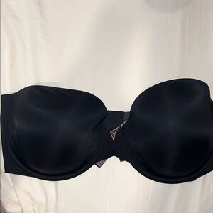 Victoria's Secret Midnight Black Strapless Bra